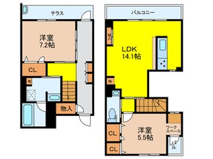 ShaMaison　VentCollineの物件間取画像